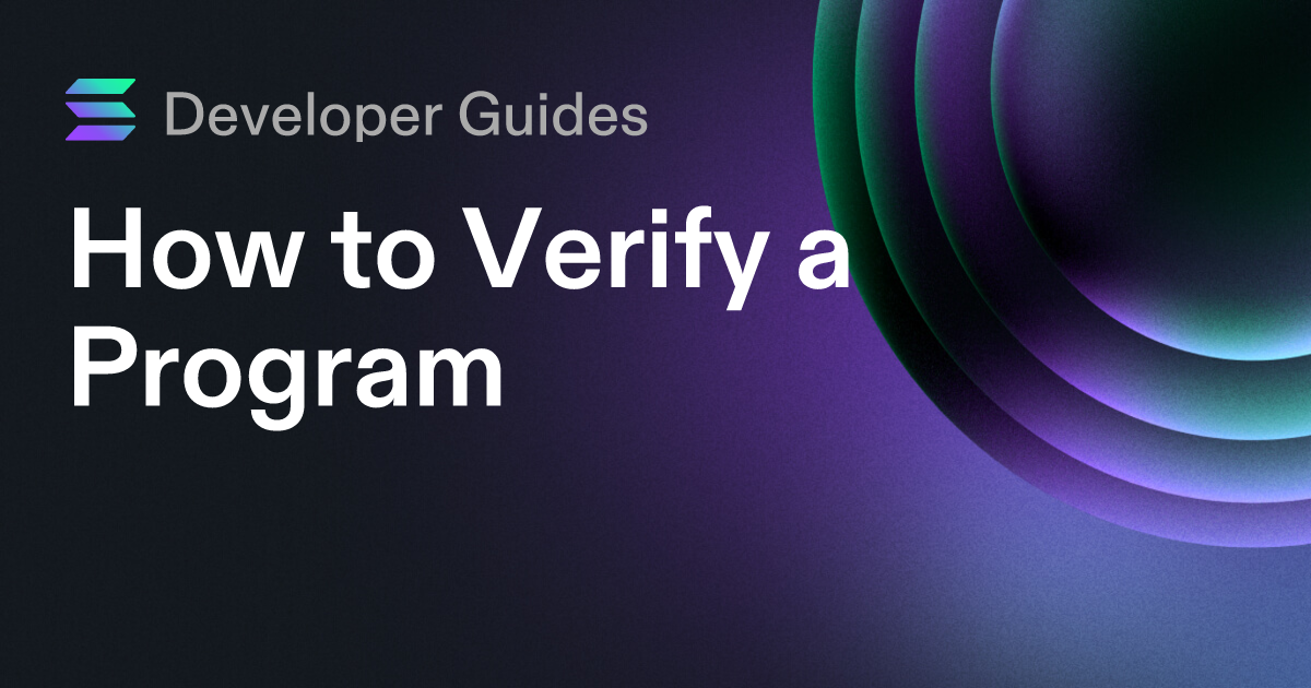 How to Verify a Program